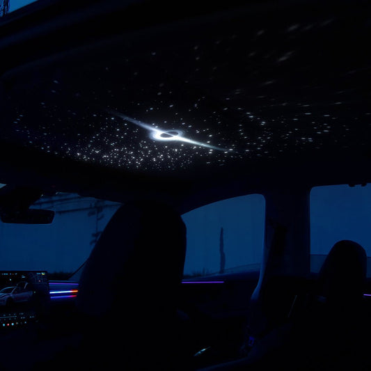 Starry Sky Sunroof Projector Ambient Lighting for Tesla丨 Galaxy Lighting Effect
