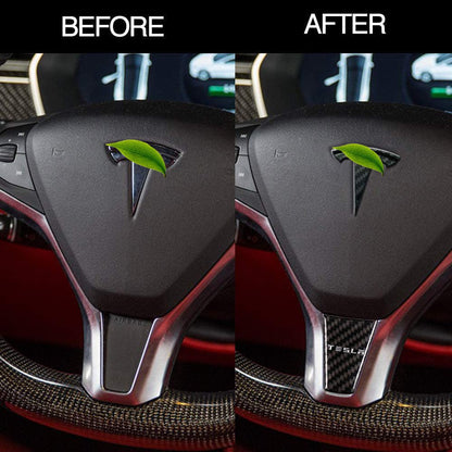 Steering Wheel Interior Sticker for Tesla Model S Model X 2016-2019