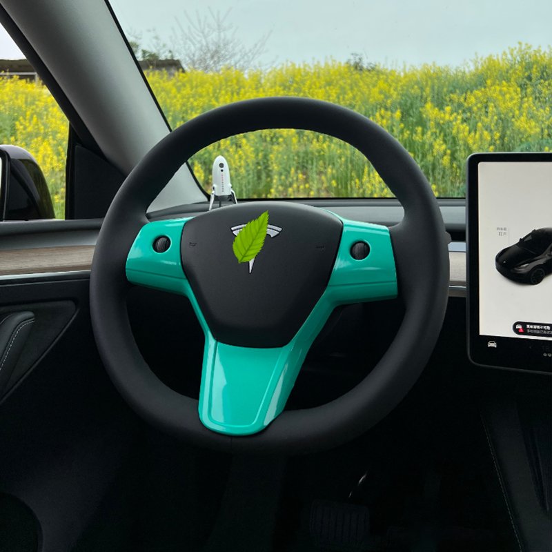 Steering wheel patch for Tesla Model 3 2021-2023.10 & Model Y 2020-2024