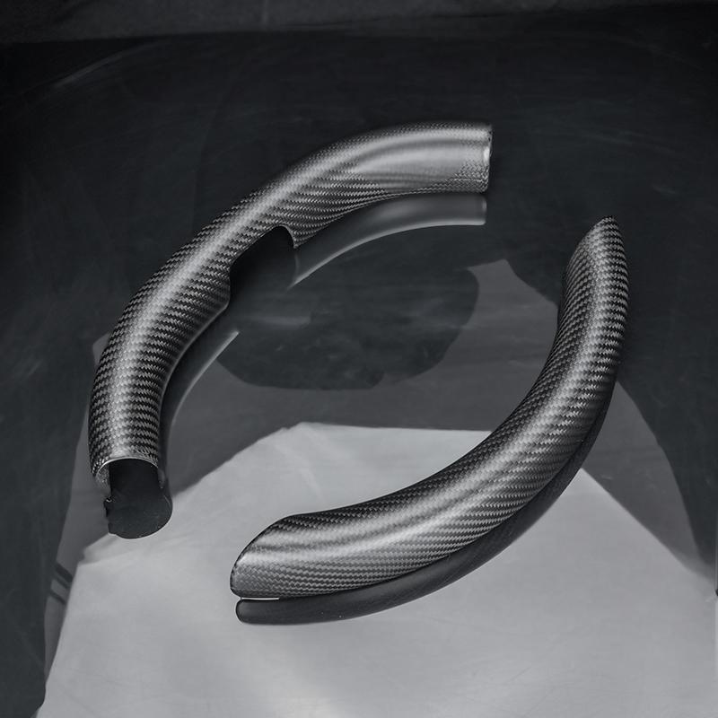 Steering Wheel Trim Covers for New Model Y & Model 3 Highland | Real Dry Carbon Fiber