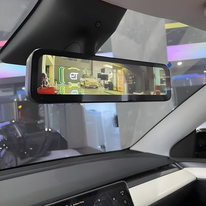 Streaming Rearview Mirror Recorder for Tesla Model 3 Highland / Model Y Juniper（HW4.0）