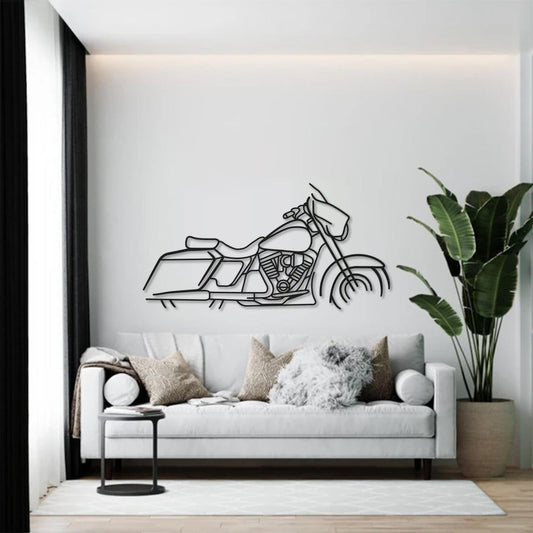 Harley Davidson Street Glide Metal Motorcycle Wall Art - MT1094