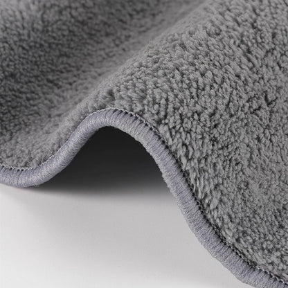 Suede Coral Velvet Double-Sided Car Towel For Tesla Model 3/Y/X/S