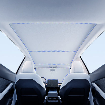 Summer Comfort Pack: Roof & Windshield Shades for Model Y Juniper