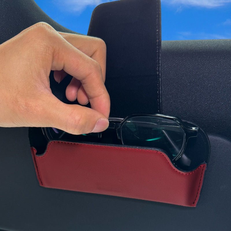 Sun Visor Glasses Case for Tesla
