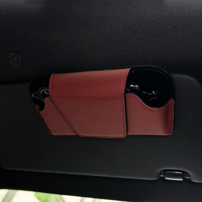 Sun Visor Glasses Case for Tesla