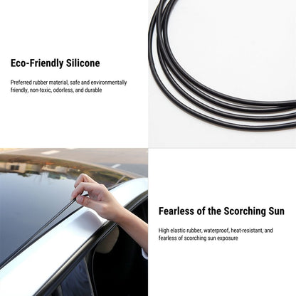 Sunroof Rubber Seal Wind Noise Reduction Kit for Tesla Model 3