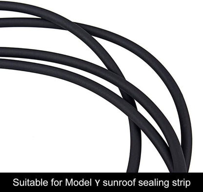 Sunroof Rubber Seal Wind Noise Reduction Kit for Tesla Model Y 2020-ON