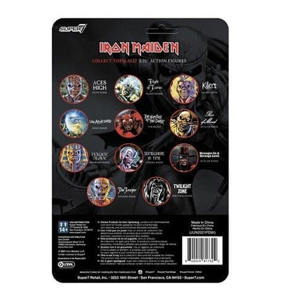 Super7 Iron Maiden Reaction Figure (Glow) (AE Exclusive) - Select Figure(s)