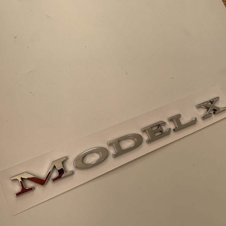 Tailgate Logo Letters Rear Emblems For Tesla Model 3/Y/X/S