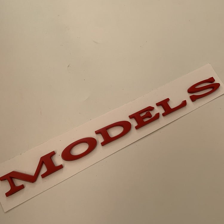 Tailgate Logo Letters Rear Emblems For Tesla Model 3/Y/X/S