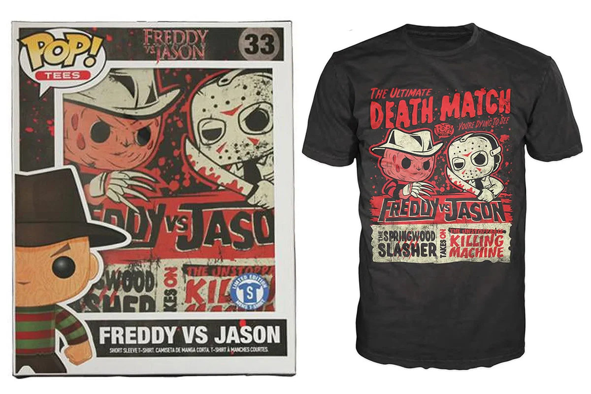 Pop Tees Freddy VS. Jason (Death Match, M) - Hot Topic Exclusive
