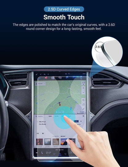 Tempered Glass Screen Protector for Model S/X【17 inch】