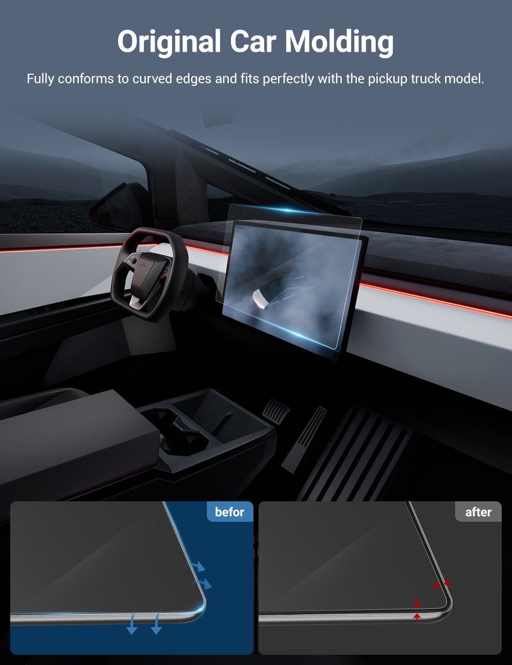 Tempered Screen Protector for Cybertruck