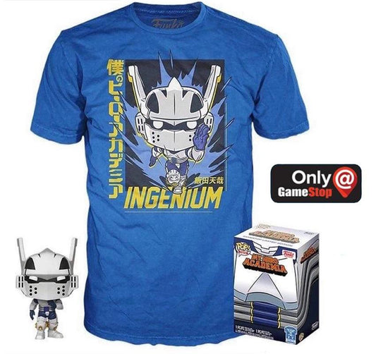 Tenya Iida and Ingenium Tee (M, Sealed) 740 - GameStop Exclusive [light damage]