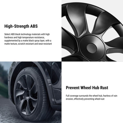 TESERY 18″ 19″ 20″ Wheel Covers for Tesla Model 3 / Model Y (4PCS)