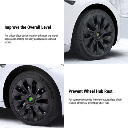 TESERY 18″ 19″ Hubcaps for Tesla Model 3/Y (4PCS)