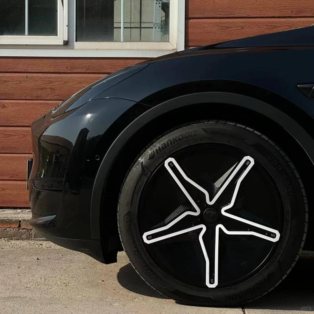 TESERY 18″ 19″ Starfish Style Hubcap for Tesla Model 3/Y (4PCS)
