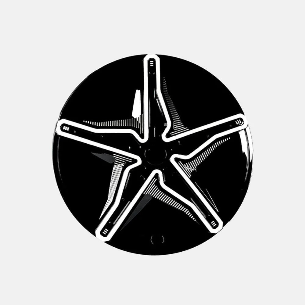 TESERY 18″ 19″ Starfish Style Hubcap for Tesla Model 3/Y (4PCS)