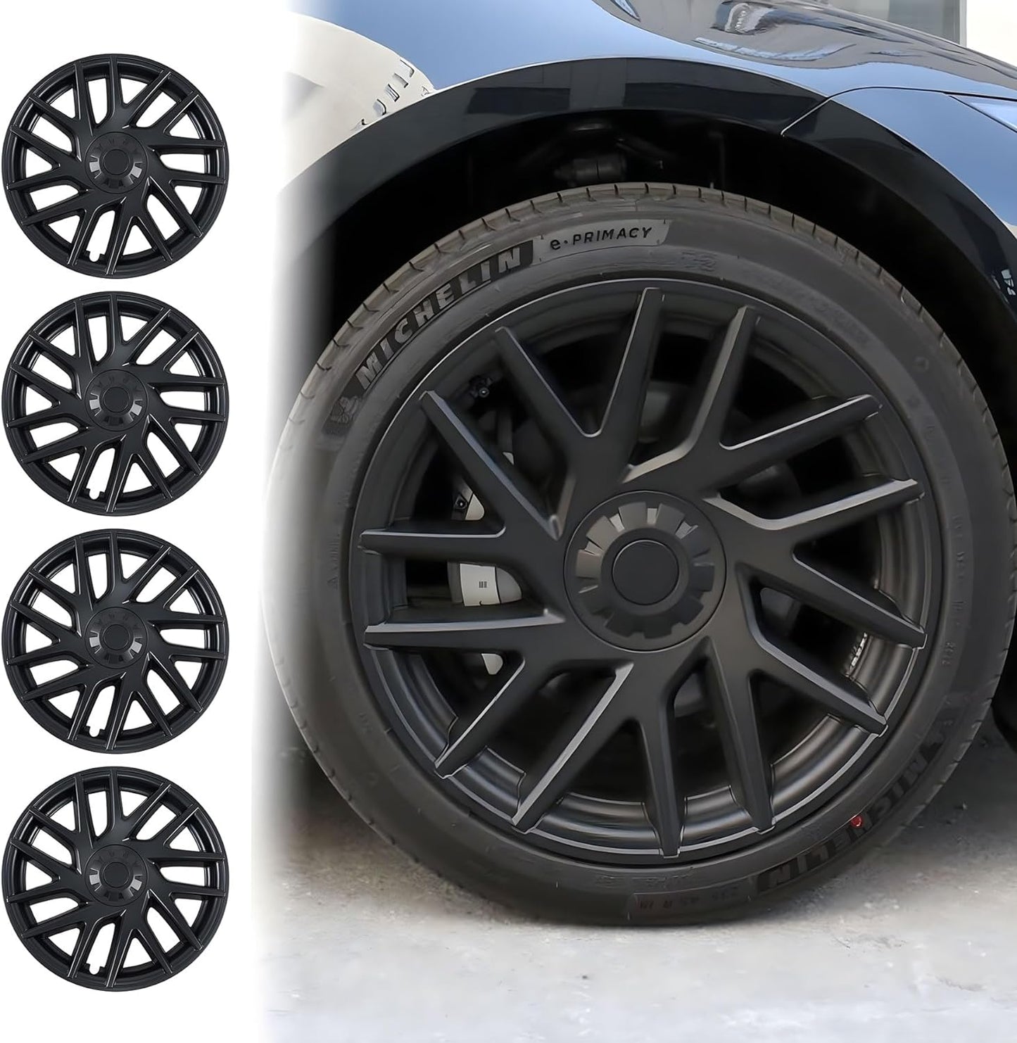 TESERY 18″ Original Style Wheel Cover For Tesla Model 3 Highland (4PCS)
