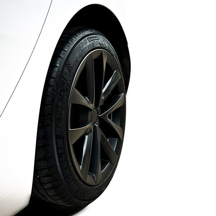 TESERY 18″ Wheel Caps S Plaid Style for Tesla Model 3 (4PCS)