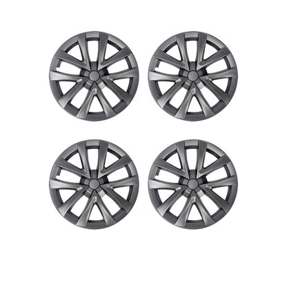 TESERY 18″ Wheel Caps S Plaid Style for Tesla Model 3 (4PCS)