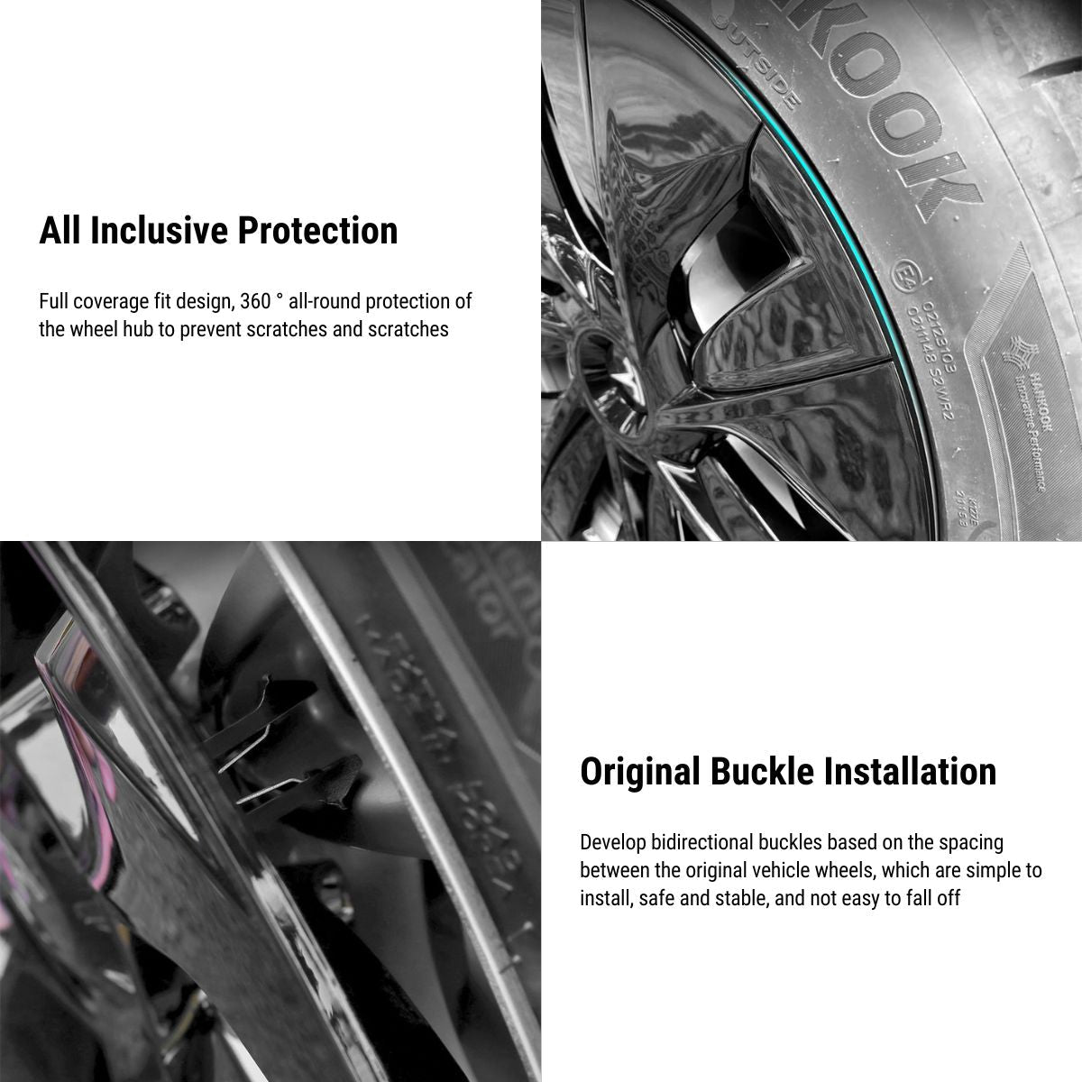 TESERY 19″ Big Blade Wheel Covers For Tesla Model Y (4PCS)