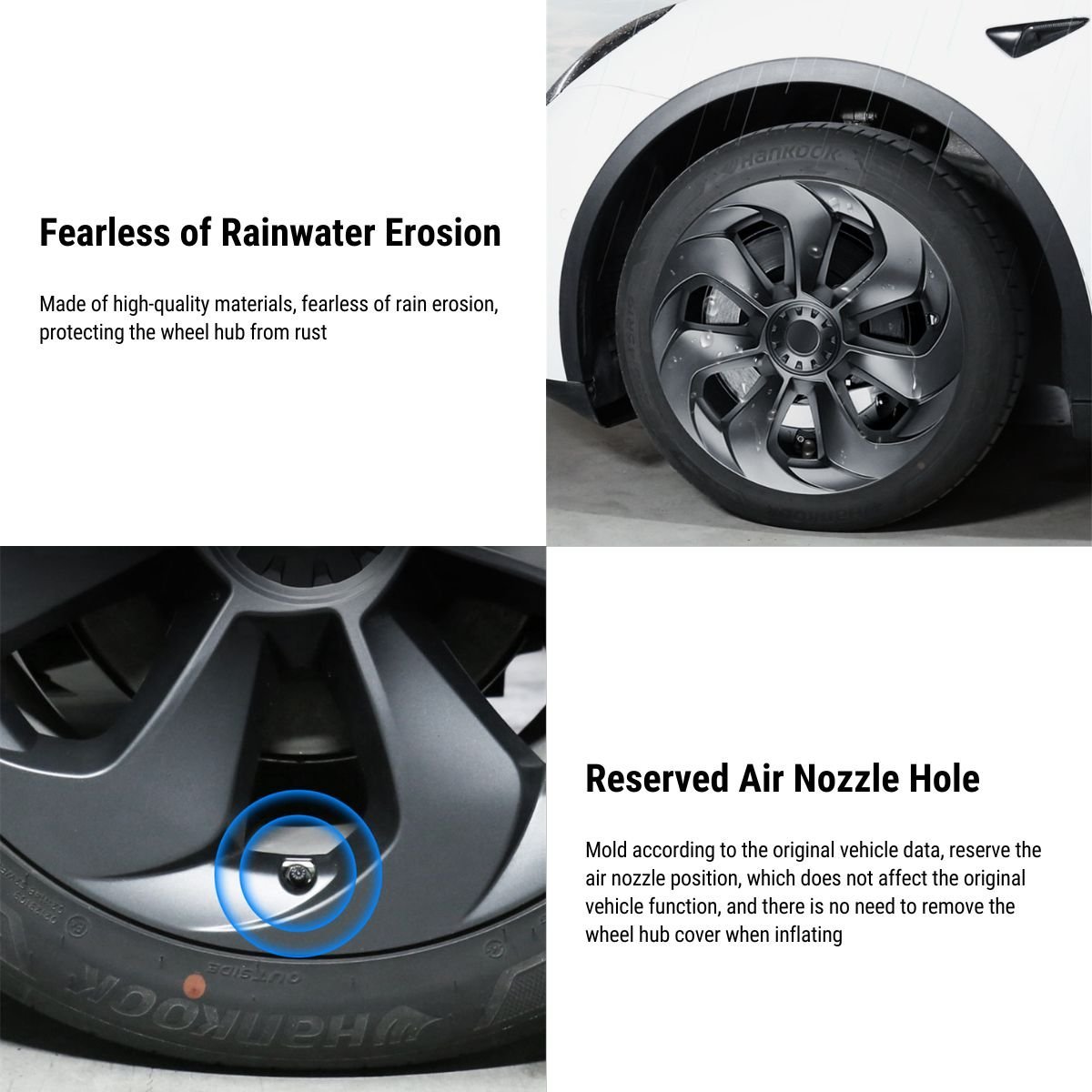 TESERY 19″ Big Blade Wheel Covers For Tesla Model Y (4PCS)