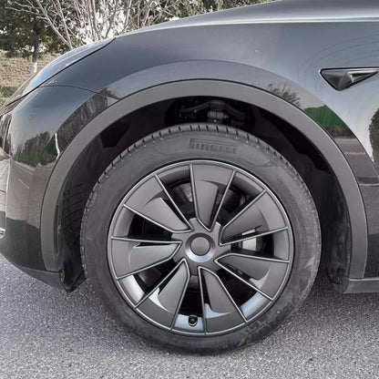 TESERY 19″ Gemini Wheel Hubcap for Tesla Model Y (4PCS)