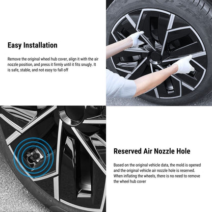 TESERY 19″ Trinan Wheel Covers for Tesla Model Y (4PCS)