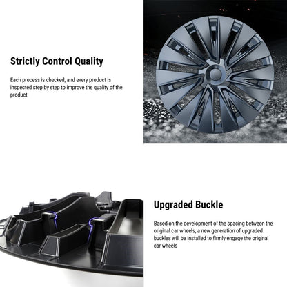 TESERY 19″ Turbo Wheel Cover For Tesla Model Y (4PCS)