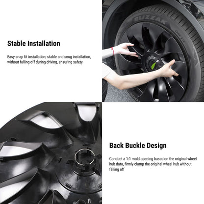 TESERY 19″ Wheel Covers for Tesla Model 3 (4PCS)