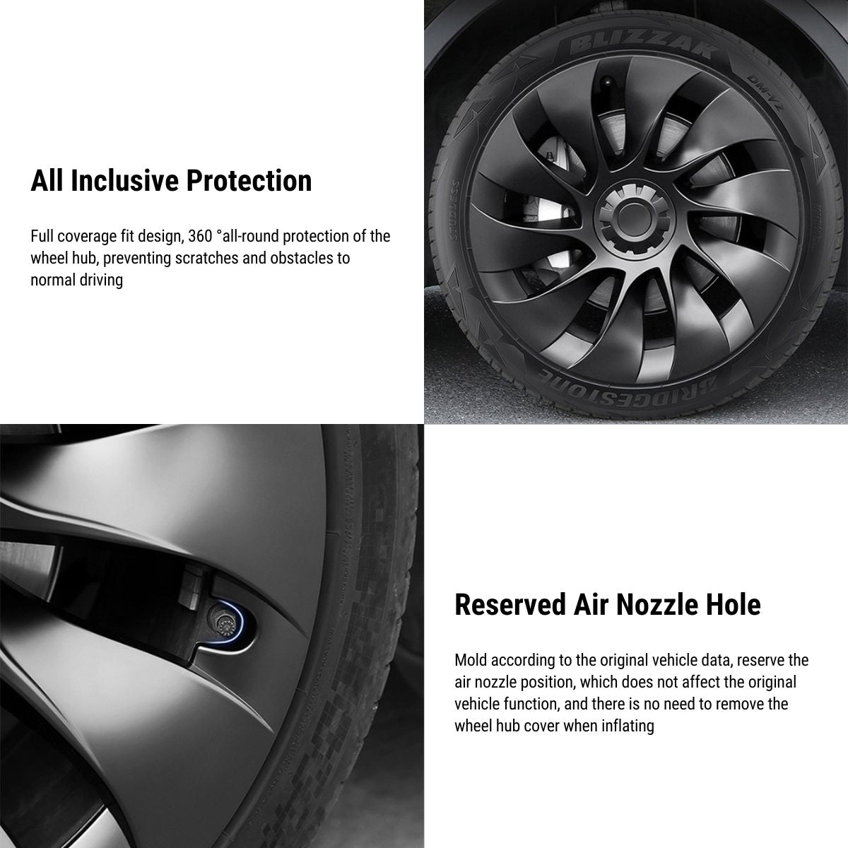 TESERY 20″ Wheel Cover For Tesla Model Y (4PCS)