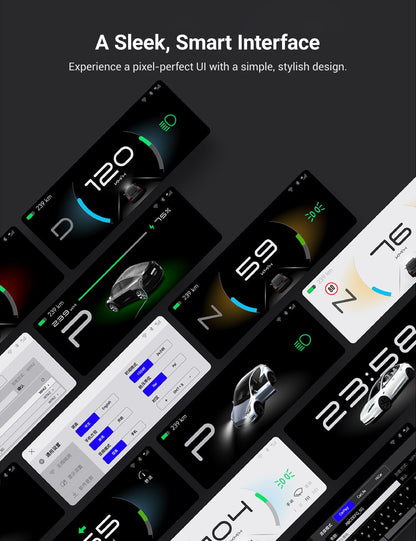 TESERY 7 Inch Gear Shift Touch Screen Dashboard Display for Tesla Model 3 Highland