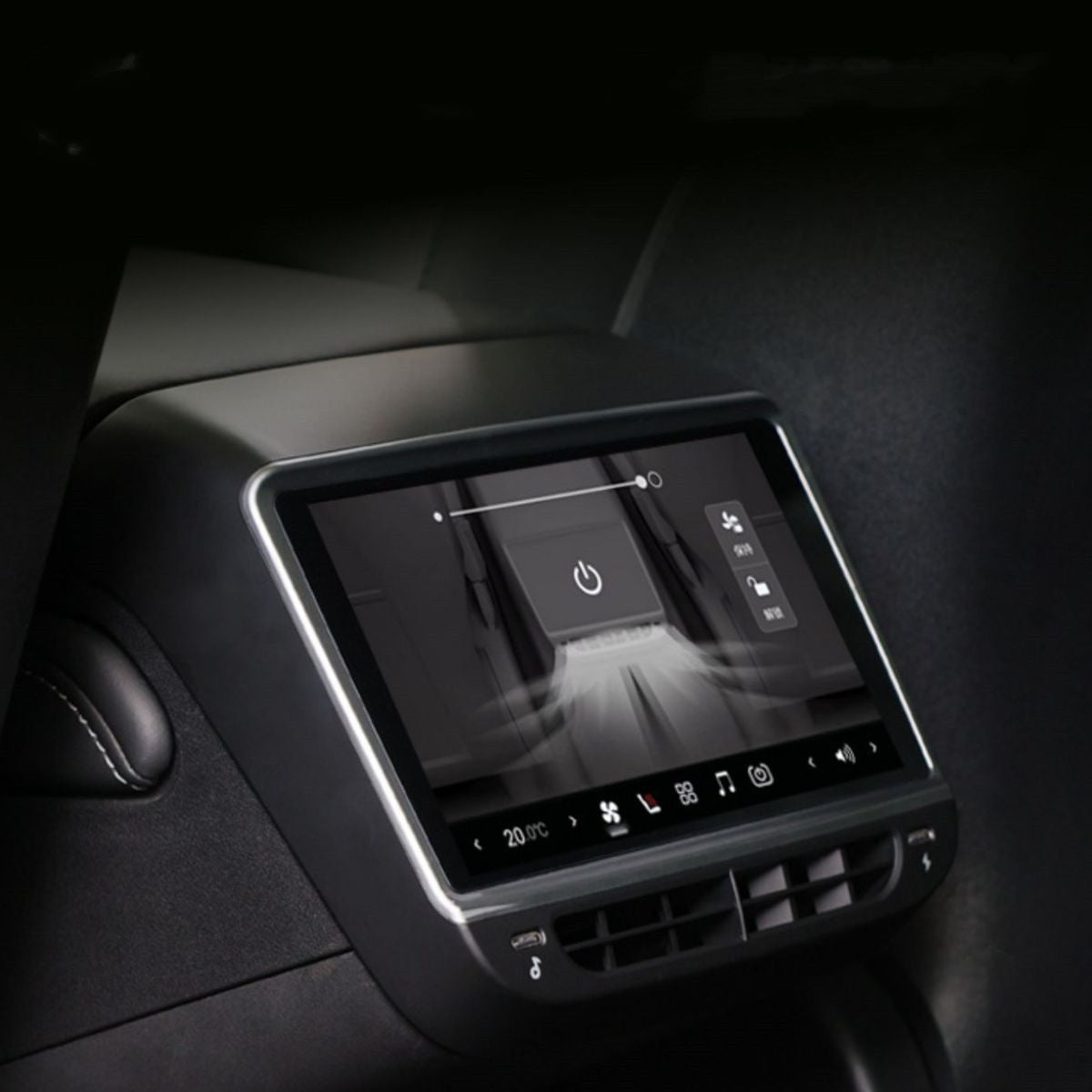 TESERY 7 Inch Rear Entertainment & Climate Control Screen for Tesla Model Y / 3