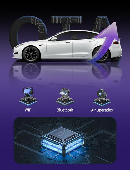 TESERY 8.9'' Integrated Dashboard Display with Ambient Lighting for Model 3 Highland / Model Y Juniper