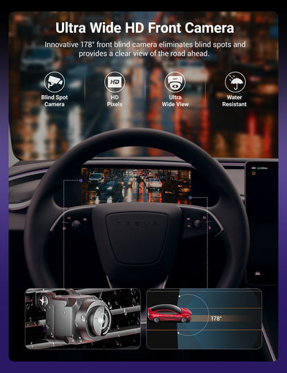 TESERY 8.9'' Integrated Dashboard Display with Ambient Lighting for Model 3 Highland / Model Y Juniper