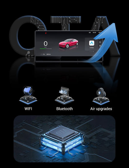 TESERY 9 Inch Screen Dashboard Display With Carplay & Android Auto for Model 3 / Model Y