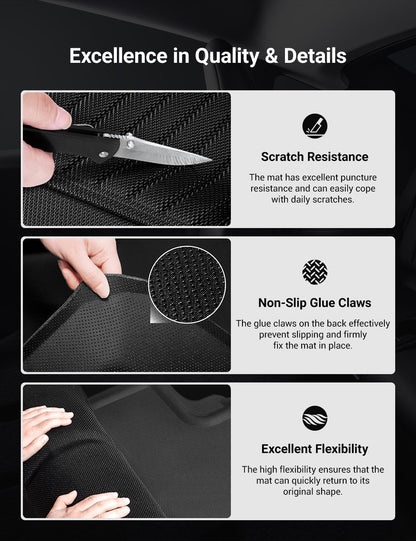 TESERY All Weather 3D Floor Mats for Tesla Model Y & Model 3 Highland