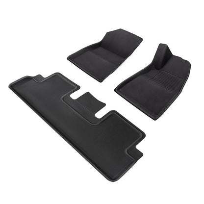 TESERY All Weather 3D Floor Mats for Tesla Model Y & Model 3 Highland