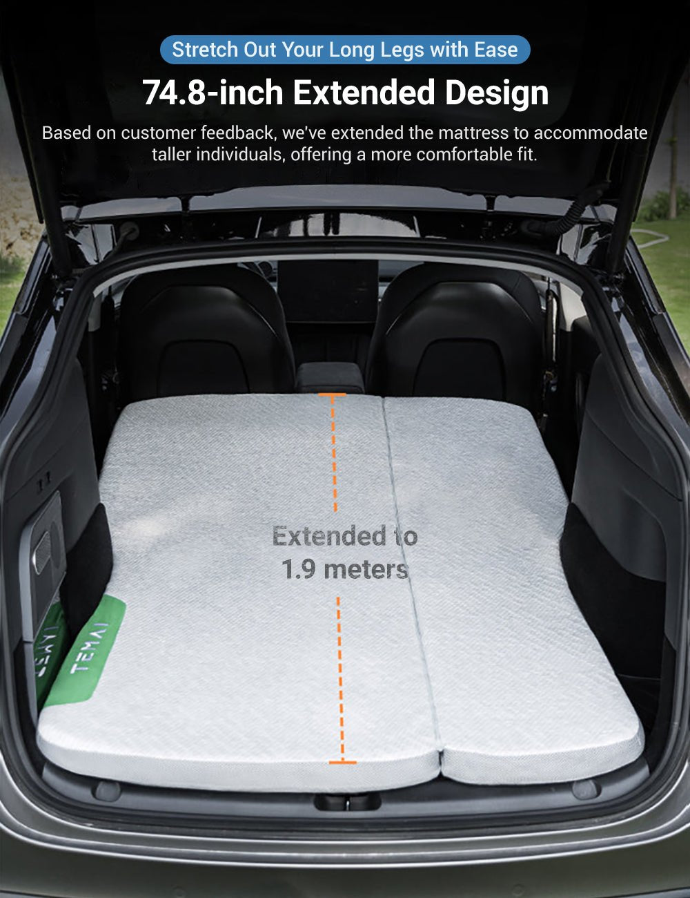 TESERY Camping Mattress for Tesla Model 3/Y
