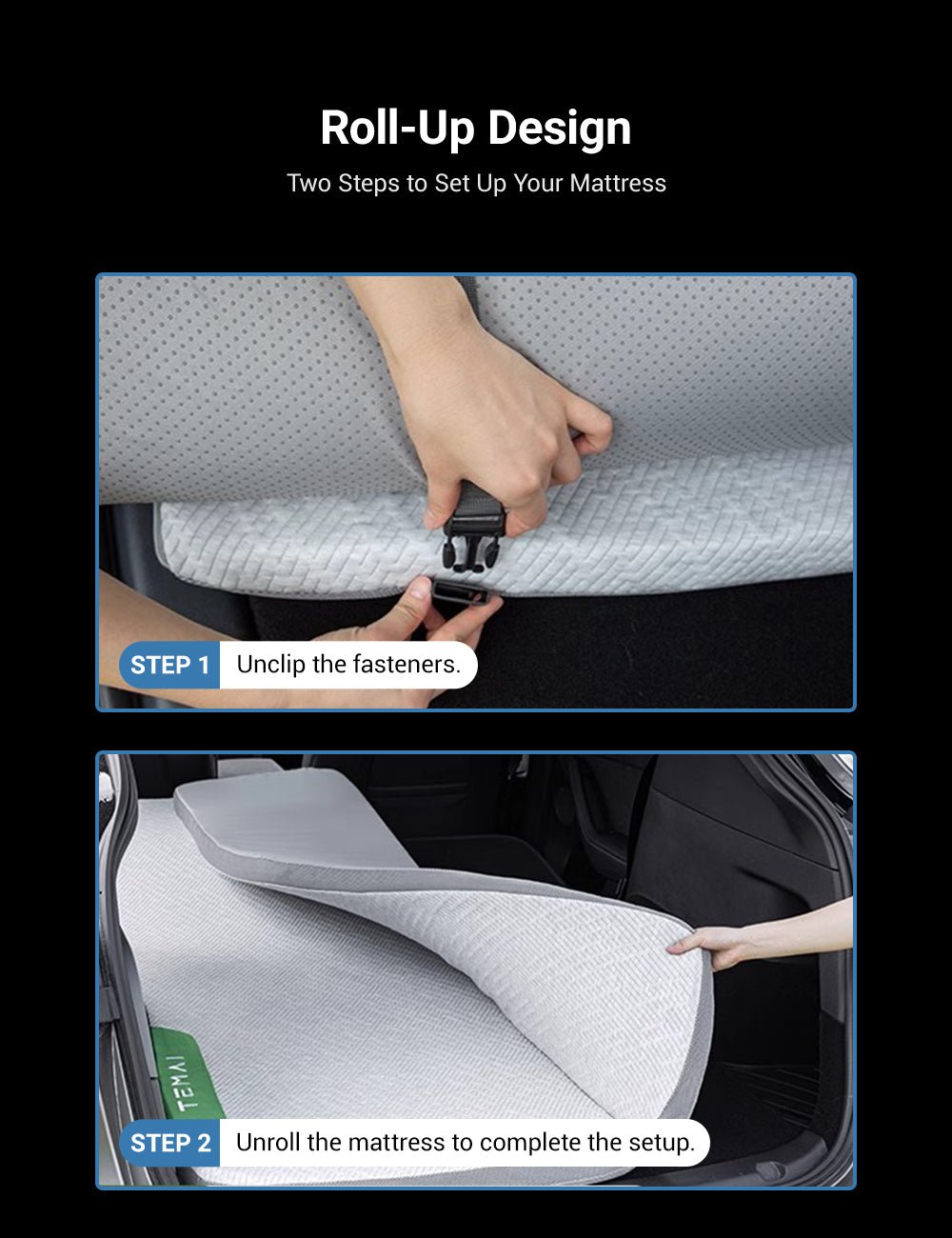 TESERY Camping Mattress for Tesla Model 3/Y