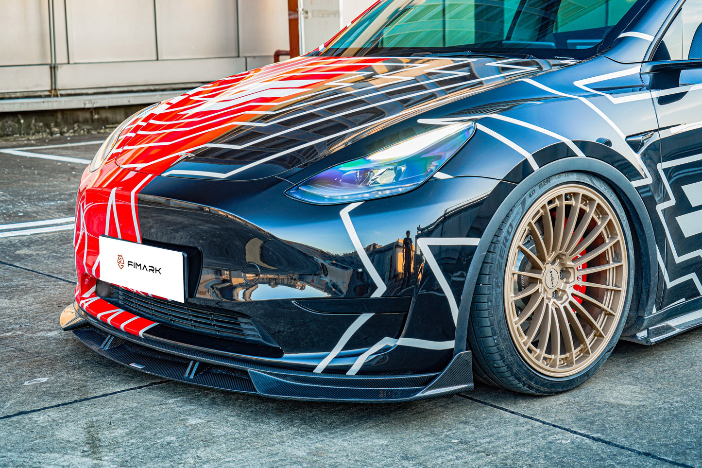 TESERY Carbon Fiber Front Lip for Tesla Model Y