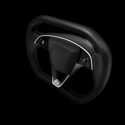 TESERY Cybertruck Style Steering Wheel for Model Y Juniper & Model 3 Highland