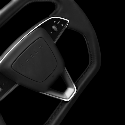 TESERY Cybertruck Style Steering Wheel for Model Y Juniper & Model 3 Highland