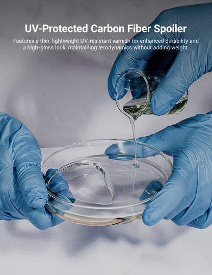 TESERY Spoiler Performance Style for Model Y / Model 3 Highland - Dry Carbon Fiber Exterior Mods