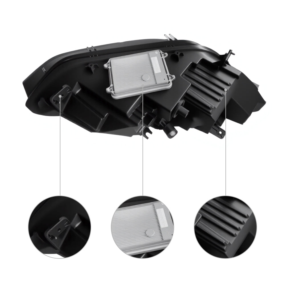 TESERY LED Headlight Replacement for Model X (16-Present)