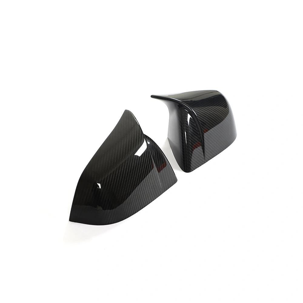 TESERY Mirror Caps for Model Y / 3 ( Sporty Style ) - Carbon Fiber Exterior Mods