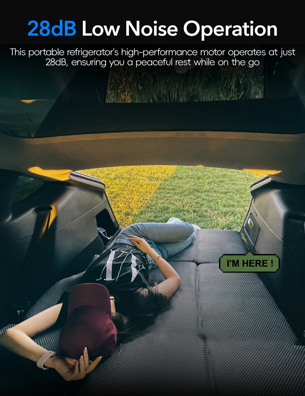 TESERY Rear Trunk On-Board Refrigerator for Tesla Model Y (5 Seaters)