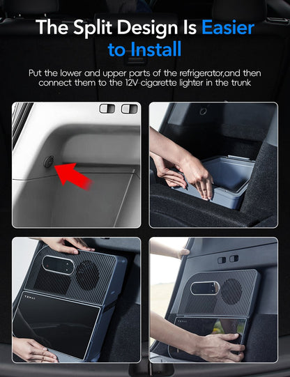 TESERY Rear Trunk On-Board Refrigerator for Tesla Model Y (5 Seaters)